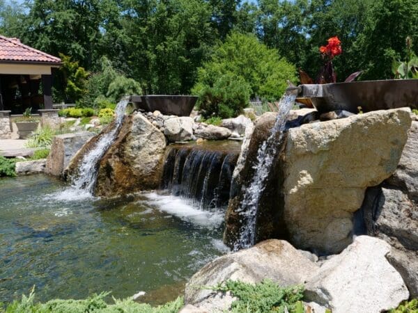 Villa Marie waterfall