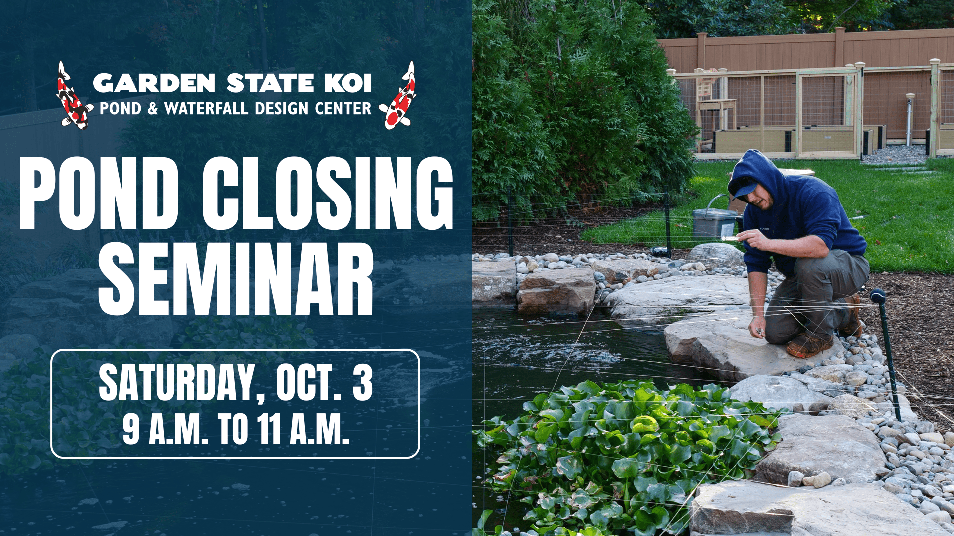 pond closing seminar october 2026