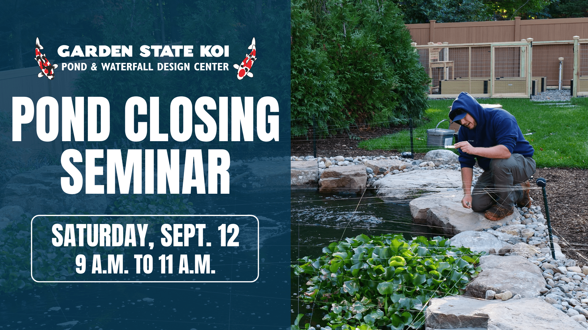 pond closing seminar september 2026