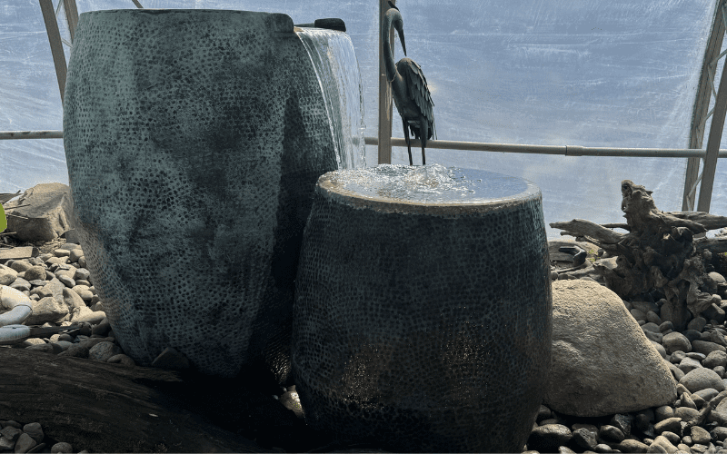 ATLANTIC METAL SPILLWAY VASES-image